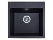 Мойка для кухни Miraggio Bodrum 50,8х49,5 см кварцевый песок Mirastone черный 0002245