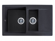 Мойка для кухни Miraggio LaPas 78,6х48,9 см кварцевый песок Mirastone черный 0002247