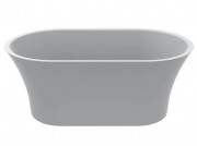 Ванна из искусственного камня Miraggio Helga 150x85 см литой мрамор Miramarble белый матовый 0002546