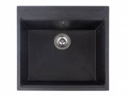 Мийка для кухні Miraggio Lagoon 54,1х51,1 см кварцовий пісок Mirastone чорний 0002244