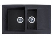 Мойка для кухни Miraggio LaPas 78,6х48,9 см кварцевый песок Mirastone черный 0002247
