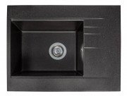 Мойка для кухни Miraggio Bodrum 64,9х50 см кварцевый песок Mirastone черный 0002300
