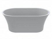 Ванна из искусственного камня Miraggio Helga 150x85 см литой мрамор Mirasoft белый 0002547