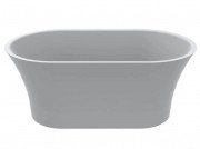 Ванна из искусственного камня Miraggio Helga 150x85 см литой мрамор Miramarble белый матовый 0002546