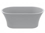 Ванна из искусственного камня Miraggio Helga 150x85 см литой мрамор Miramarble белый матовый 0002546