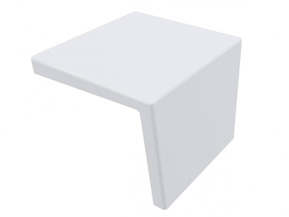 Накладка на слив для раковины Miraggio Tallinn Miramarble литой мрамор белый глянцевый 0001950