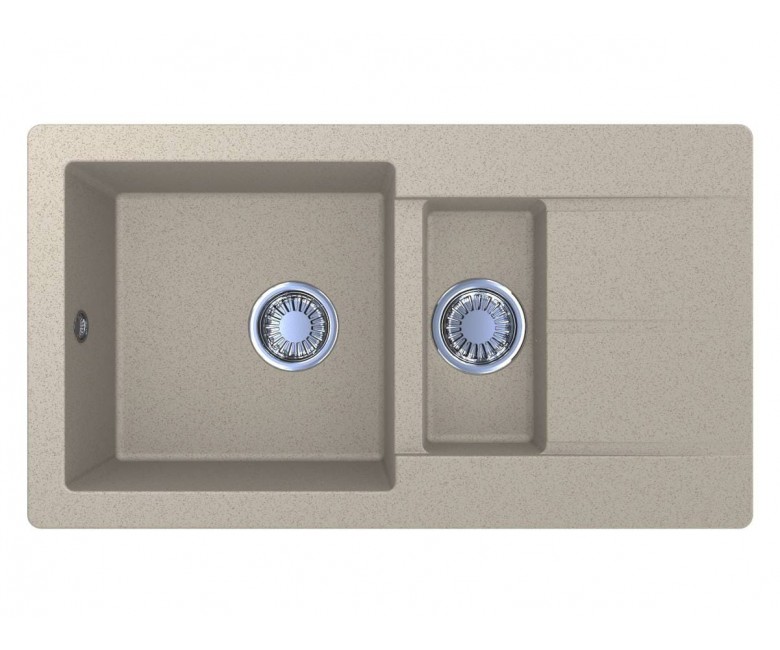 Мийка для кухні Miraggio Austin 77,2х43 см кварцовий пісок Mirastone пісочний 0000072