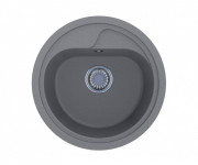 Мойка для кухни Miraggio Kansas Ø44,7 см кварцевый песок Mirastone серый 0000091