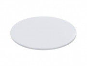 Накладка на слив для раковины Miraggio Lola Miramarble литой мрамор белый глянцевый 0001933