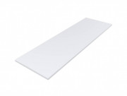 Накладка на слив для раковины Miraggio Mares 1000 Miramarble литой мрамор белый глянцевый 0001935