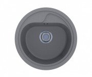 Мойка для кухни Miraggio Kansas Ø44,7 см кварцевый песок Mirastone серый 0000091