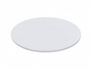 Накладка на слив для раковины Miraggio Lola Miramarble литой мрамор белый глянцевый 0001933