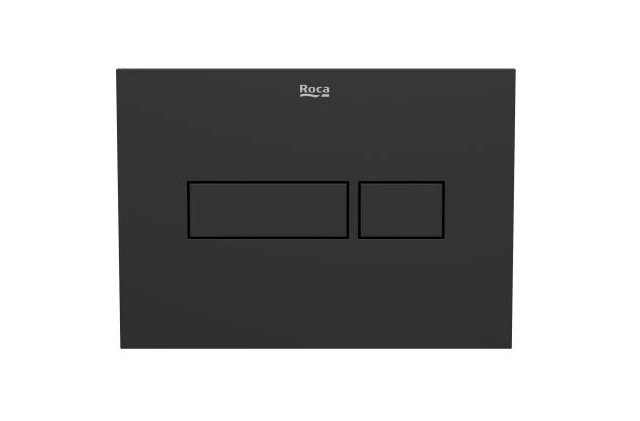 Кнопка смыва для унитаза Roca Duplo Nova PL NV1 пластик черный матовый A890220206