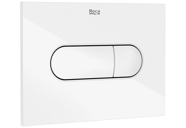 Кнопка смыва для унитаза Roca Duplo Nova PL NV2 пластик белый глянцевый A890222200