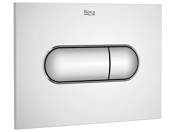 Кнопка смыва для унитаза Roca Duplo Nova PL NV2 пластик хром глянцевый A890222201