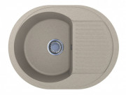 Мойка для кухни Miraggio Lagos 61,2х46,4 см кварцевый песок Mirastone песочный 0000095