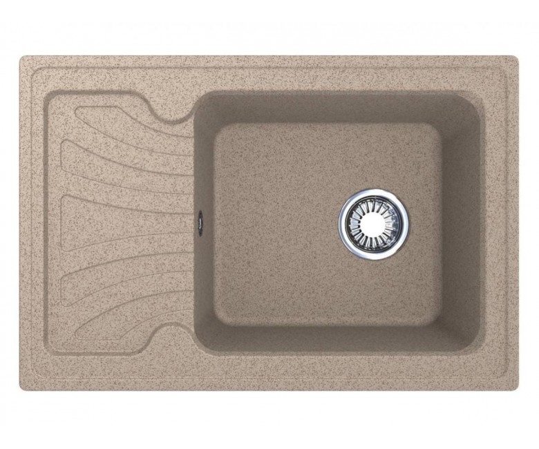 Мойка для кухни Miraggio Montreal  64,9х43,8 см кварцевый песок Mirastone терра 0000108