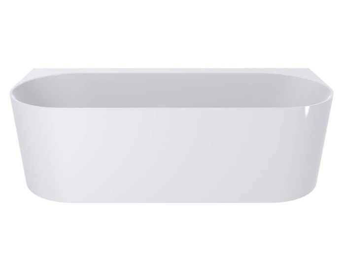 Ванна із штучного каменю Miraggio Bali 170x75 см без переливу литий мармур Miramarble білий 0000264