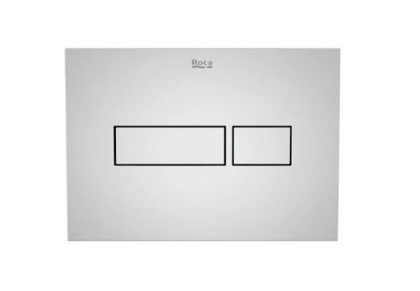 Кнопка змиву для унітазу Roca Duplo Nova PL NV1 пластик хром глянсовий A890220201
