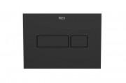 Кнопка змиву для унітазу Roca Duplo Nova PL NV1 пластик чорний матовий A890220206