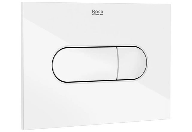 Кнопка змиву для унітазу Roca Duplo Nova PL NV2 пластик білий глянсовий A890222200