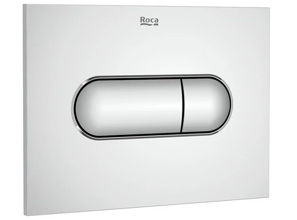 Кнопка змиву для унітазу Roca Duplo Nova PL NV2 пластик хром глянсовий A890222201