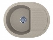 Мойка для кухни Miraggio Lagos 61,2х46,4 см кварцевый песок Mirastone песочный 0000095