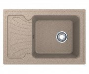 Мойка для кухни Miraggio Montreal  64,9х43,8 см кварцевый песок Mirastone терра 0000108