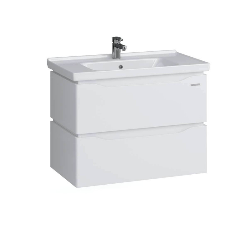 Тумба Sanwerk Alessa Air 80 см із раковиною Idea МДФ білий MV0000872