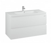 Тумба Sanwerk Foreva Air 101 см із раковиною Емма пластик білий MV0000820