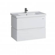 Тумба Sanwerk Alessa Air 80 см с раковиной Idea МДФ белый MV0000872