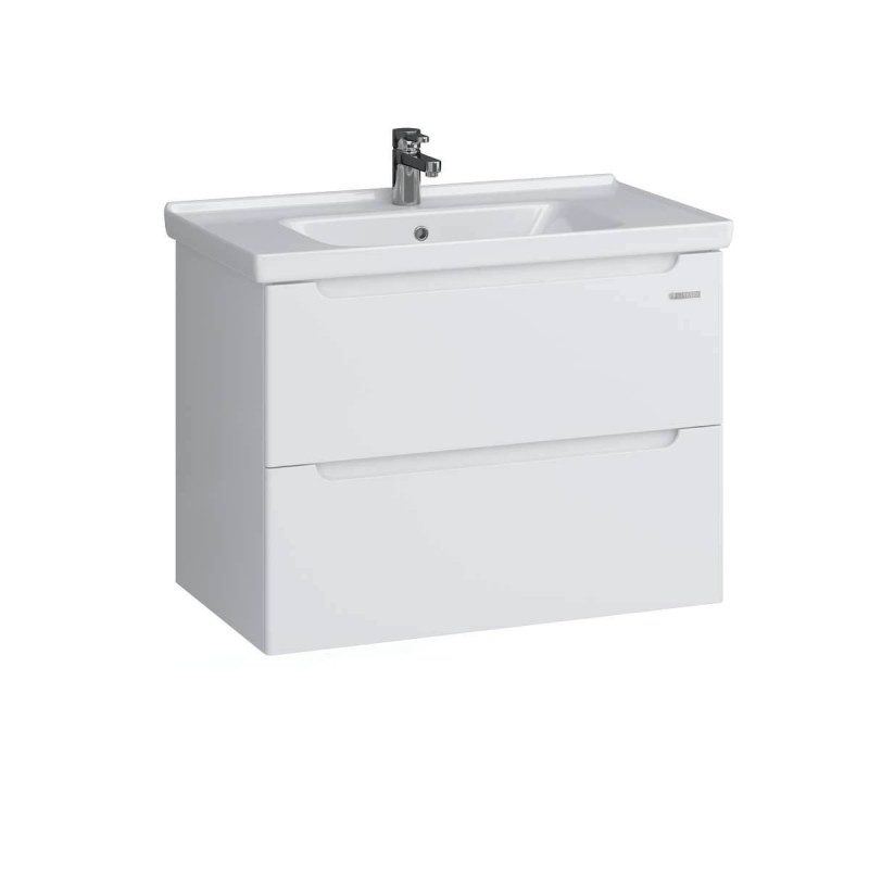 Тумба Sanwerk Era Air 80 см с раковиной Idea МДФ белый MV0000856