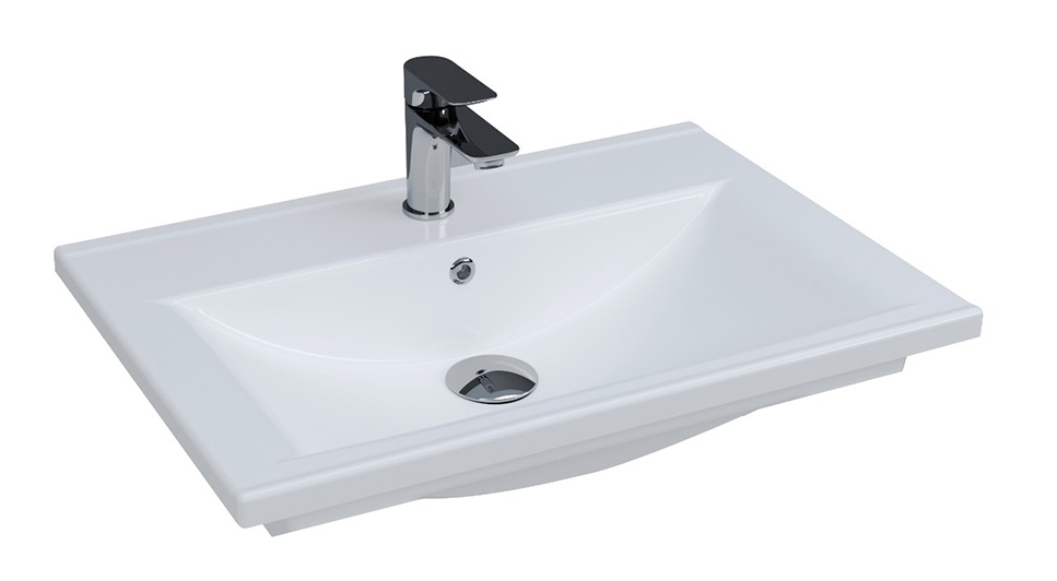 Раковина для ванной Sanwerk Thin 60х45 см керамика белый UV0000150