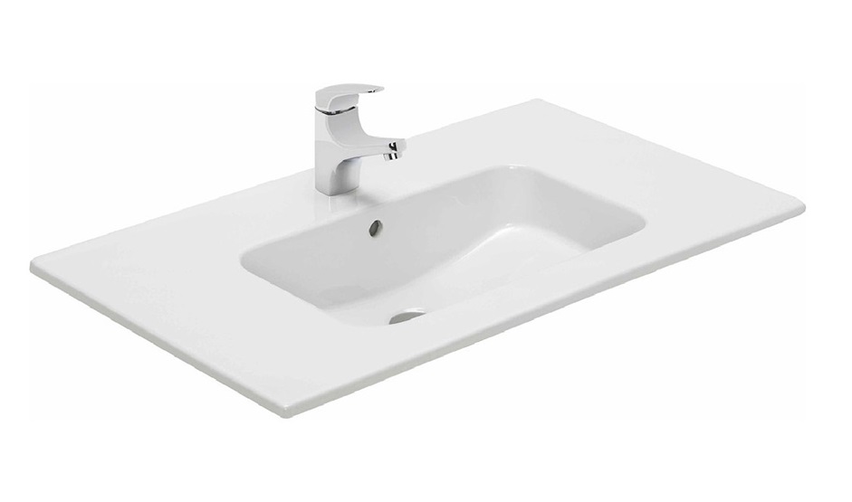 Раковина для ванной Sanwerk Смайл 81х46 см керамика белый SW0003016