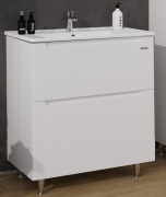 Тумба Sanwerk Era 70 см с раковиной Qtap МДФ белый MV0000852