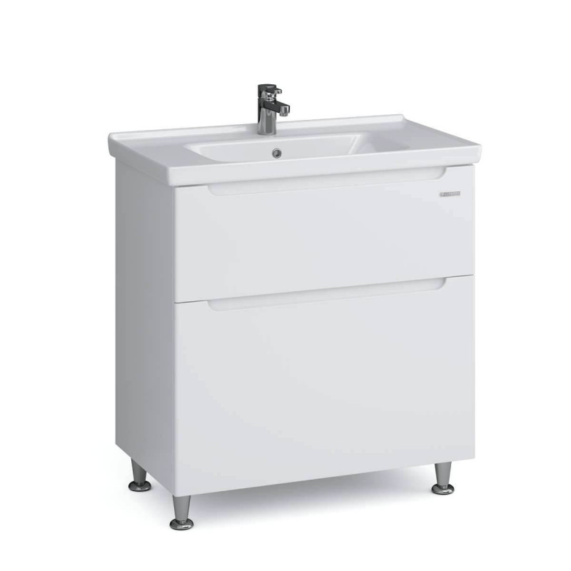 Тумба Sanwerk Era 80 см із раковиною Idea МДФ білий MV0000853