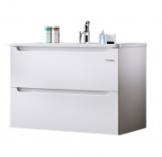 Тумба Sanwerk Era Air 70 см с раковиной Qtap МДФ белый MV0000855