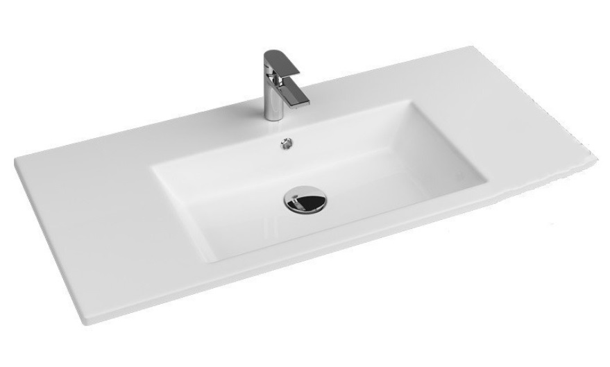 Раковина для ванной Sanwerk Aquasol Line 100х46 см керамика белый UV0000155