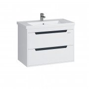 Тумба Sanwerk Greta Air 80 см із раковиною New Line МДФ білий MV0000887