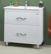 Тумба Sanwerk Mindal 70 см с раковиной Qtap МДФ белый MV0000888