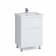 Тумба Sanwerk Era 60 см с раковиной Space Line МДФ белый MV0000851