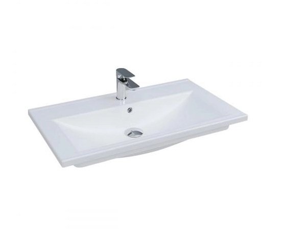 Раковина для ванной Sanwerk Thin 80х45 см керамика белый UV0000151
