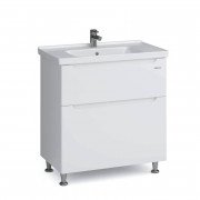 Тумба Sanwerk Era 80 см с раковиной Idea МДФ белый MV0000853