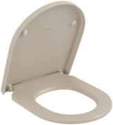 Сидіння з кришкою для унітазу Villeroy & Boch Subway 3.0 дюроспласт мигдальний 8M42S1AM