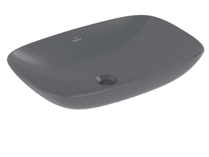 Раковина Villeroy & Boch Loop & Friends 62х42 см без переливу TitanCeram CeramicPlus графіт 4A5001i4