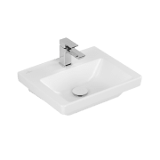 Раковина Villeroy & Boch Subway 3.0 45х37 см санитарная керамика CeramicPlus каменный белый 437046RW