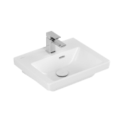 Раковина Villeroy & Boch Subway 3.0 45х37 см санитарная керамика CeramicPlus каменный белый 4370FKRW