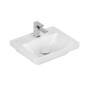 Раковина Villeroy & Boch Subway 3.0 45х37 см санитарная керамика CeramicPlus альпийский белый 4370FLR1