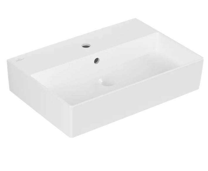 Раковина Villeroy & Boch Memento 2.0 60х42 см з переливом TitanCeram CeramicPlus кам'яний білий 4A2260RW