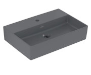 Раковина Villeroy & Boch Memento 2.0 60х42 см без перелива TitanCeram CeramicPlus графит 4A2261I4